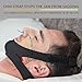 Anti Snoring Chin Strap for CPAP Users - Men and Women - Snore Chin Strap Snoring Solution - Snore Stopper CPAP Chin Strap for Snoring, Dry Mouth - Snore Relief Jaw Band CPAP Chin Strap