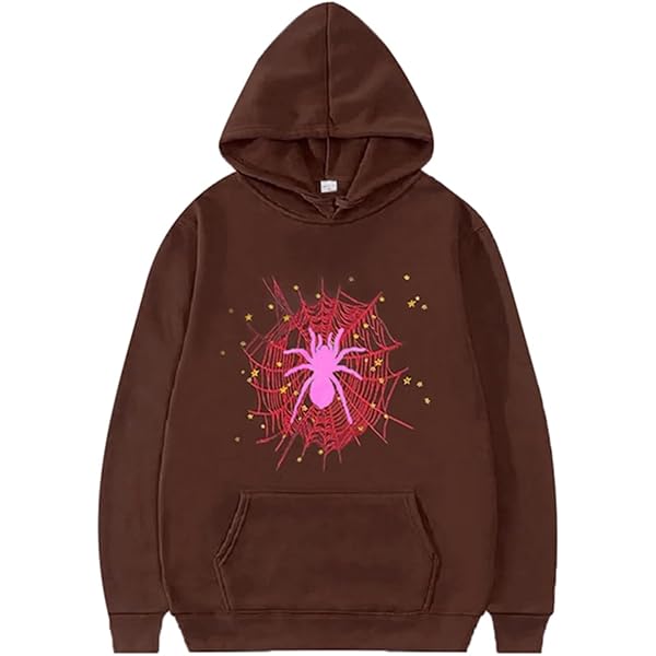 LMSXCT Women Y2K Spider Web Love Heart Hoodies Punk Jacket