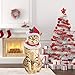SCENEREAL Christmas Cat Costumes Santa Hats and Collar for Cats Small Dogs Tiny Pets X-mas Gifts