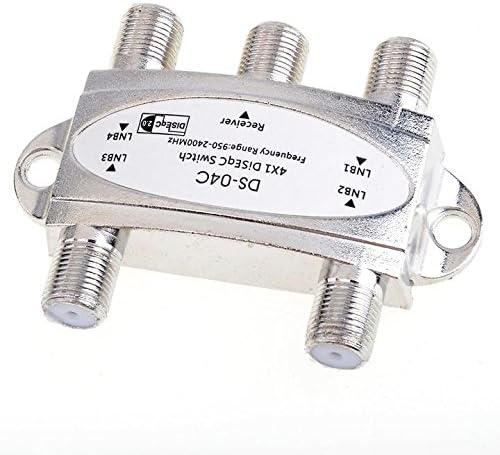 Generic DiSEqC Satellite Switch 4x1 2.0 FTA Receiver Dish LNB