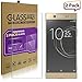 [2-Pack] Xperia XA1 Ultra Tempered Glass Screen Protector, Zeking 9H Hardness [Anti Scratch][Anti-Fingerprint] Bubble Free, Lifetime Replacement Warranty