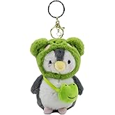 WEIGANGFANG Cute Lovely Plush Penguin Keychains Soft Cute Animal Keyring Backpack Accessories Car Keys Handbag for Women