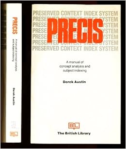 Amazon In Buy Preserved Context Indexing System A Manual Of Concept Analysis And Subject Indexing Book Online At Low Prices In India Preserved Context Indexing System A Manual Of Concept Analysis And