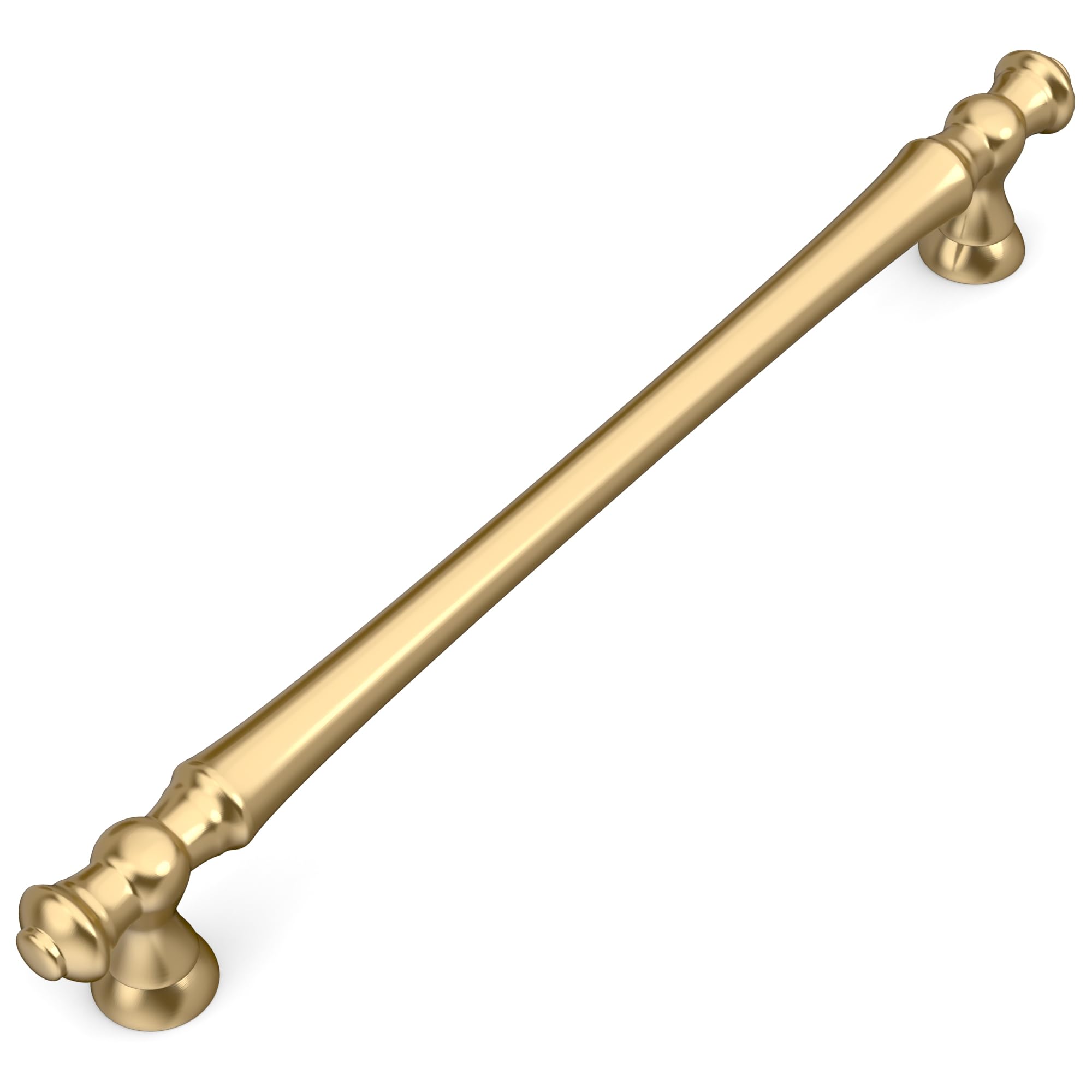 Photo 1 of Amerdeco 10 Pack Champagne Bronze Cabinet Pulls 9 Inch(228mm) Hole Center Cabinet Hardware Kitchen Cabinet Handles for Bathroom Drawer Pulls Dresser Pulls ZH0014