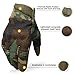 AXBXCX Breathable Flexible Rubber Hard Knuckle Full Finger Tactical Gloves Protection for Riding Driving Motorcycle Cycling ATV Dirtbike Motorbike Hunting Shooting Airsoft Paintball Camo Woodland L