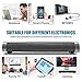 Sound Bar Wired and Wireless Connection 3D Surround Sound Speaker Bar Bluetooth Home Theater Silver with 2.0 Channel Remote Control Dual Connection Methods for TV PC Smartphones Music and Moviethumb 3