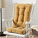 Greendale Home Fashions Standard Rocking Chair Cushion Hyatt Fabric, Cream