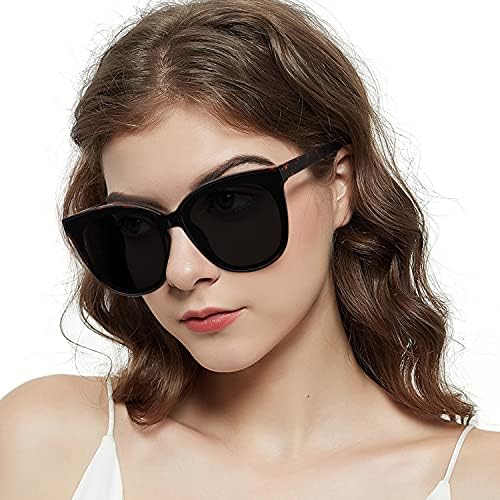 LVIOE Fit Over Zonnebril Voor Dames - Gepolariseerd, UV400, Over Je Eigen Bril