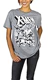Marvel Womens X-men Vintage Graphic Tee Grey Heather