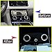 Aluminum Alloy Central Air Conditioning Volume Knobs Ring Trim Cover Car Accessories for Landrover Range Rover Velar 2017 2018 Silver