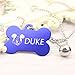 Personalized Engraving Letters Pet ID Tags Dog Metal Brand Dog Cat Information Cards Bone Shape