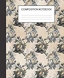 Composition Notebook: Vintage Gothic Grunge Skull College Ruled Notebook Lined School Journal