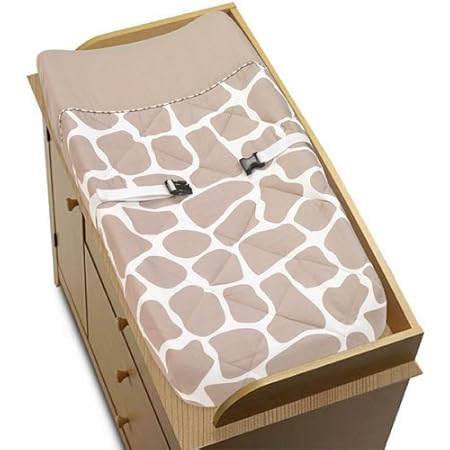 Giraffe Baby Changing Pad Cover by Sweet Jojo Designs