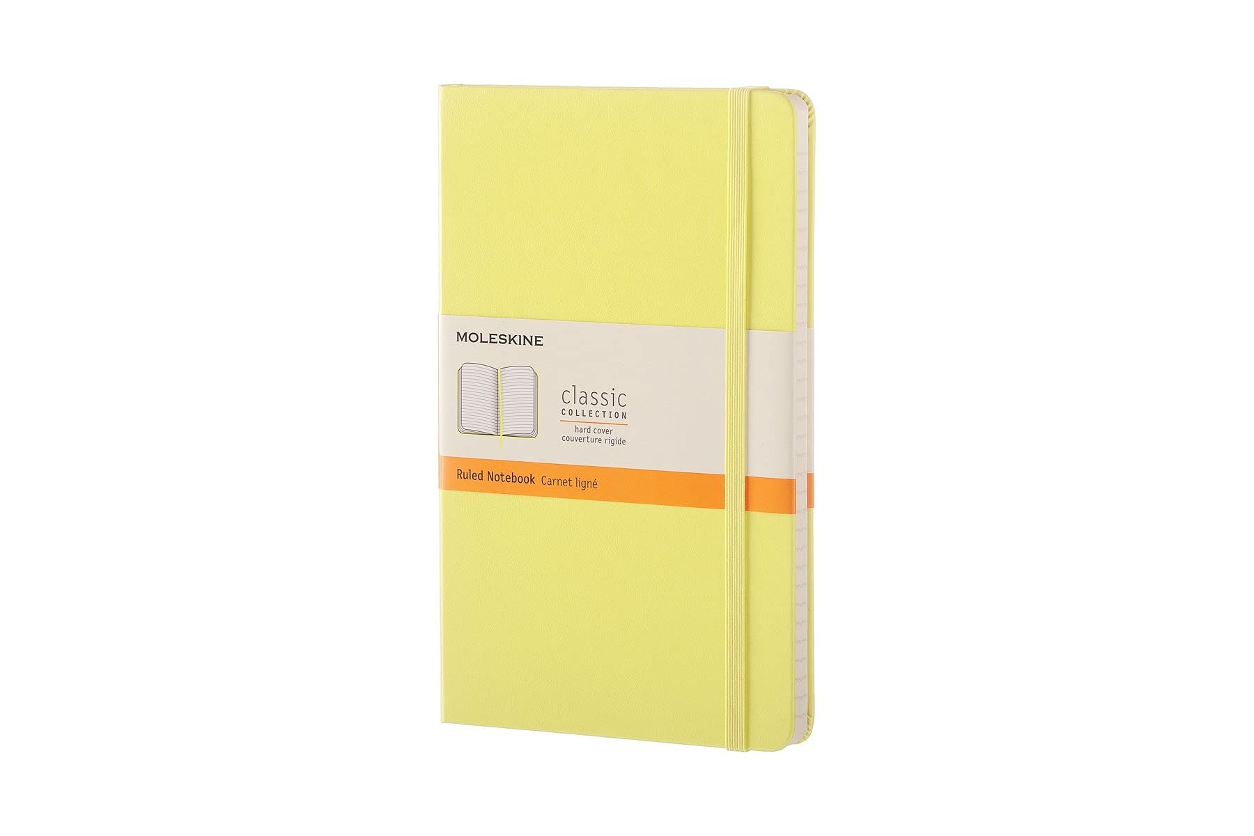 Moleskine Citron Yellow Large Ruled Notebook Hard