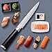 Sashimi Sushi Knife- Nego Yanagiba Knife 8.5 Inch Sharp Knife For Cutting Sushi & Sashimi, Fish Filleting & Slicing, German High Carbon Stainless Steel with Ergonomic Handle- Cooking Chef Knives