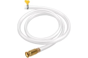 3/4" Shaker Siphon Hose Pump - 10FT Self-Priming Siphon Hose for Gas/Fuel/Water Transfer Tube, Use for Cars, Boats, Mowers