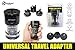 KRIGER Small Size Worldwide International Travel Plug Adapter Kit- 150+ Countries