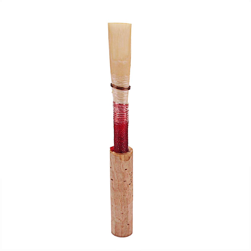 Alnicov 1Pc Oboe Reeds Wind Instrument Part with Plastic Case Woodwind Instrument Accessories