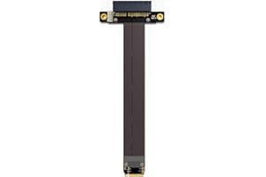 ADT-LINK Riser PCIe X4 3.0 PCI-E 4X to M.2 NGFF NVMe M Key 2280 Riser Card Gen3.0 Cable M2 Key-M PCI-Express Extension Cord 3