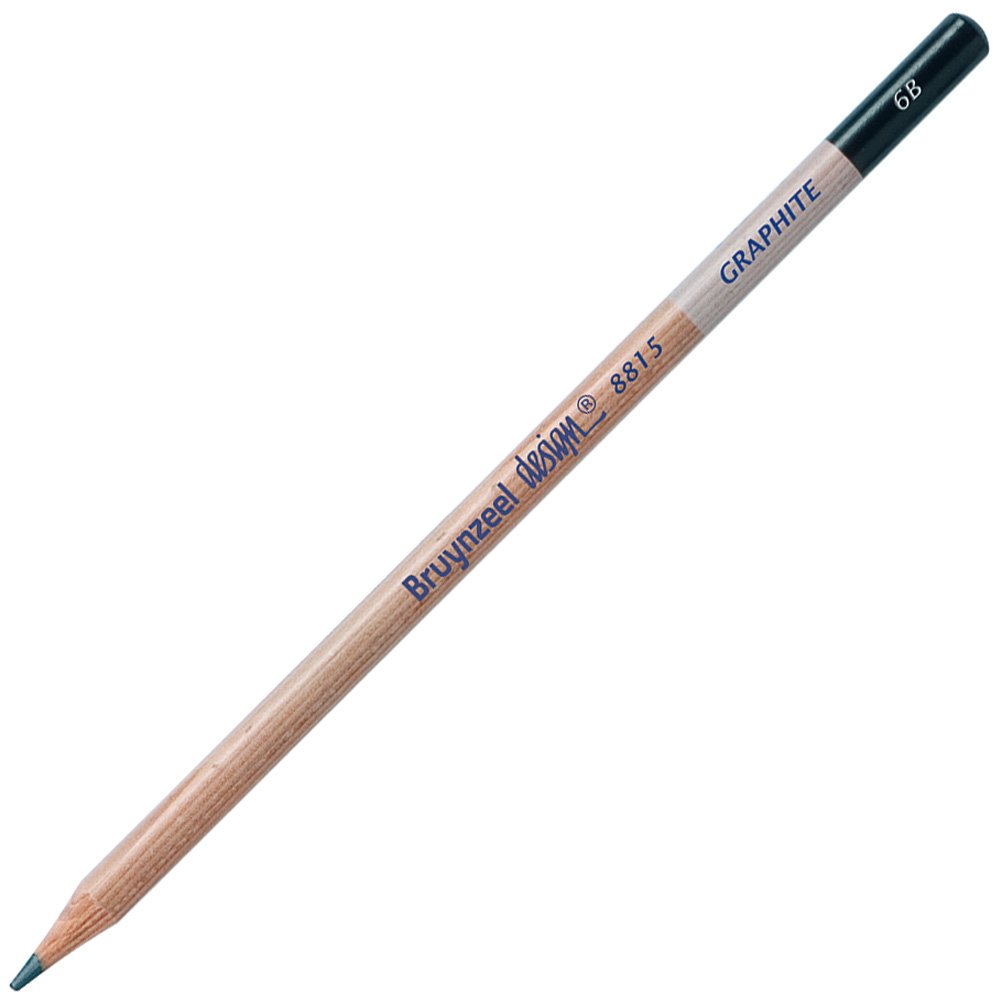 BruynzeelRoyal Talens Design Graphite Pencil, 6B Lead (8815K6B)