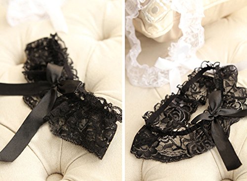 Sexy Black Bridal Garter Lace Wedding Garters for Bride Toss Away Garter Set