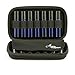 Aroma Outfitters Essential Oil Carrying Case. Premium Storage Protection & Organizer for Roller Bottles. Carry Case Protects up to 14 Roller Balls and Sample Drams - Perfect for Travel (Black)