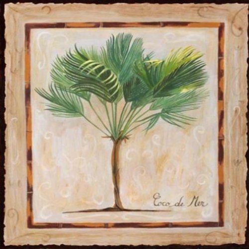 BUY ART FOR LESS Officially Licensed Coco De Mer by Adriana Art Poster - 19.63 x 19.63 Inch - Decorative Print - Poster Paper - Ready to Frame