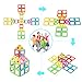 Utkwbs ZENFOLT Magnetic Blocks, Creative Magnetic Tiles Building Blocks Toys Set, 40 PCS Magnet Tiles STEM Preschool Educational Construction Kit for Preschool Toddlers, Kids, Girls, Boys