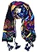 NKTM Twill Cotton Pashmina Shawl Wrap Tibet Elements & Paisley Pattern Scarf