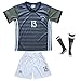 2018 Germany MULLER #13 Home Away Soccer Kids Jersey & Short Socks Set Youth Sizes (Away, 13-14 YEARS)