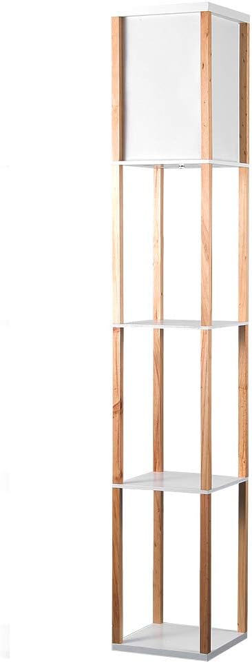 Bookcases Shelving Storage Modern Floor Lamp Light Open Shelves Storage Display Bookshelf Unit 3 Colors Uk Home Furniture Diy