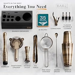 BARE BARREL® Mixology Bartender Kit Bar Set