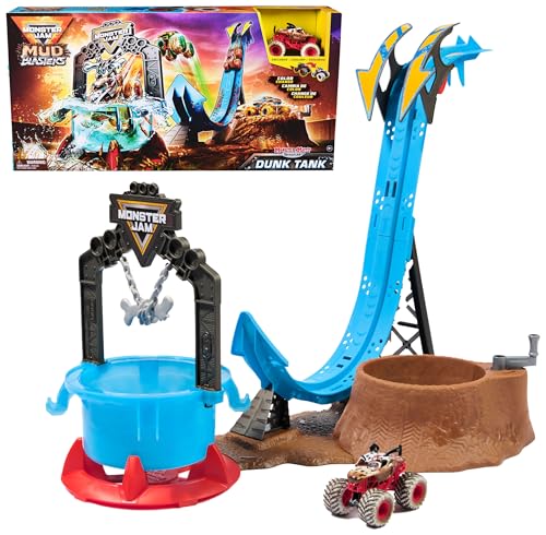 Mud Blasters, Coffret Monster Mutt Dalmatian Dunk Tank, Changement de Couleur, Cadeaux pour garçons et Filles à partir de 3 Ans