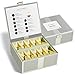 Tea Forte Organic Black Tea Sampler, Tea Chest Gift Box with 40 Handcrafted Pyramid Tea Infuser Bags, Assorted Variety with English Breakfast, Earl Grey, Bombay Chai and More