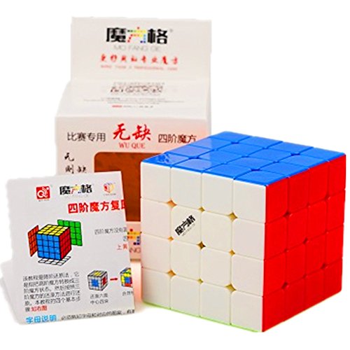 Cuberspeed New batch Qiyi WuQue 4x4 Stickerless Magic cube MoFangGe Wuque 4x4x4 Speed cube (Best 4x4 Speed Cube)