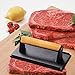 Cast Iron Steak Weight, Cast Iron Bacon Panini, Burger Press Iron Steak Weight/Bacon Press Cast Iron Steak Weight/Bacon Press With Wooden Handle, Heavy-Weight Grill Press, Burger/Panini Weight Pressthumb 4