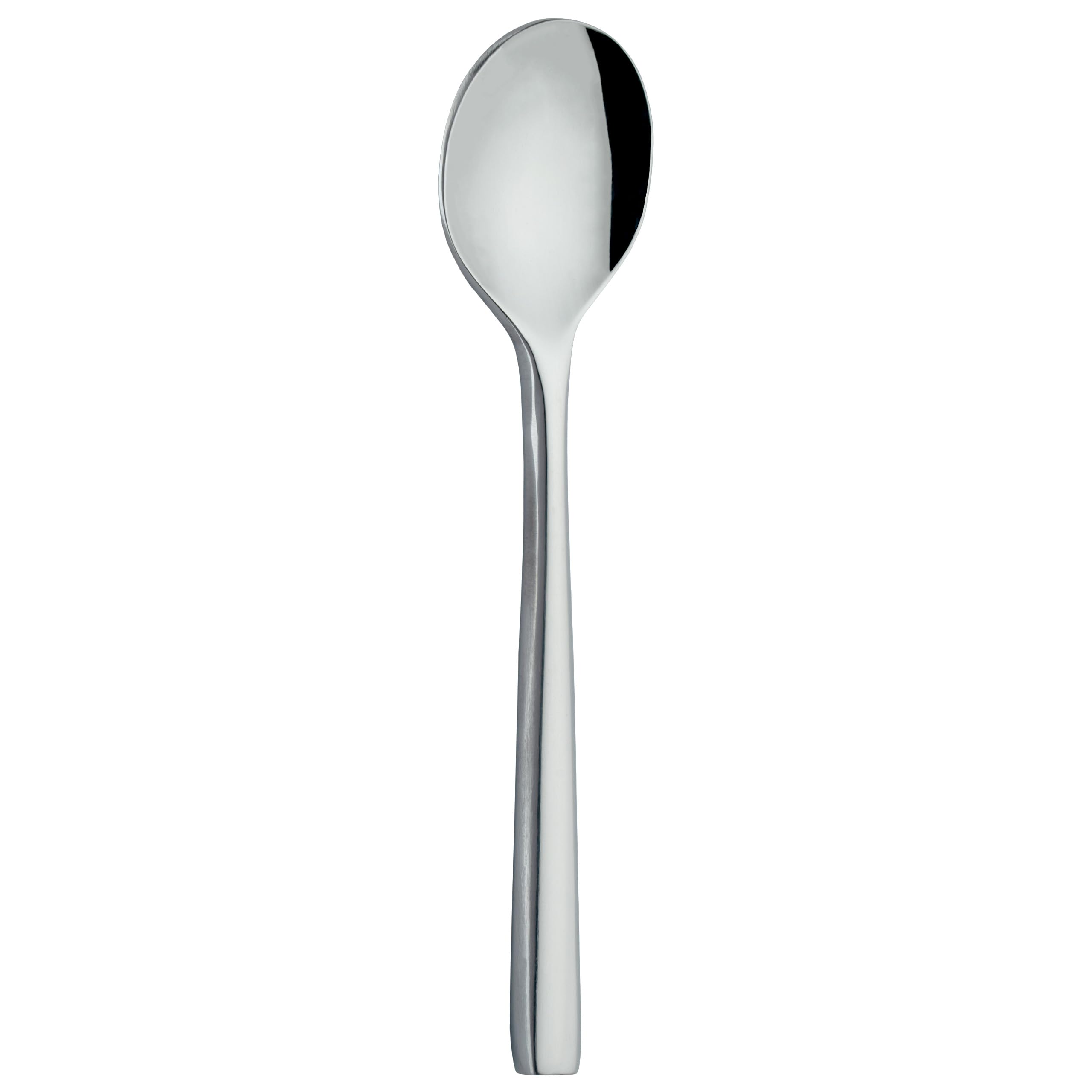 Grunwerg Contemporary Collection Chopstick Coffee Spoons COSCHP, 18/0 Stainless Steel, Set of 12, Silver