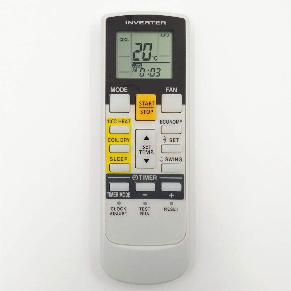 New Replacement Remote Control Fit for Ar-rah2u Ar-rac1c Ar-rah1u Ar-ry3 Ar-ry4 Ar-ry5 Ar-ry11 Ar-ry12 Ar-ry13 Ar-ry14 Ar-ry15 Ar-ry16 Ar-ry17 Ar-ry18 Ar-ry19 for Fujitsu Air Conditioner