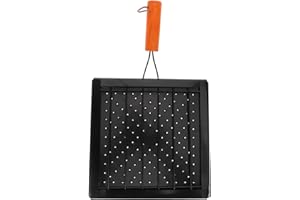 Totority Barbecue Tool Stove Top Toaster Folding Camp Stove Toaster Camp Toaster Silver Stainless Steel