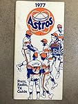 HOUSTON ASTROS MLB BASEBALL MEDIA GUIDE 1977 EX