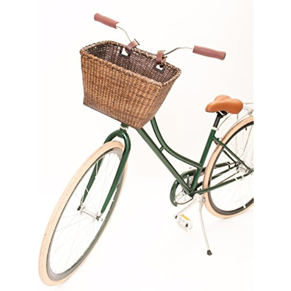 Retrospec Bicycles Bike Baskets Cane Woven Rectangular Toto With