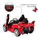 Uenjoy 12V Ferrari FXX K Kids Electric Ride On Cars Motorized Vehicles w/Remote Control,Leather Seat, LED Lights, Music, Aux, Horn, Butterfly Doors,Red