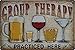 Retro Tin Metal Sign Bar Cave Beer Signs for Cafe Bar Pub Beer Club Wall Decor Group Therapy Practiced Here 12