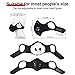 Baban Dust Breathing Mask, Activated Carbon Dustproof Mask, 2 Breathing Mask with 6 Extra Carbon N99 Filters for Pollen Allergy Woodworking Mowing Running Cycling Outdoor Activities(Black and Gray)