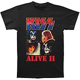 Kiss ALIVE 2 II Print Men's Classic Cotton Shirt
