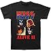 Kiss ALIVE 2 II Print Men's Classic Cotton Shirt