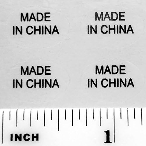 1000+ Made in China Stickers Transparent No-Border Waterproof Kiss Cut Oval Self Adhesive Labels by IntelGifts. Show Country of Origin on China Imported Products.