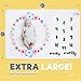 Baby Milestone Blanket in Premium Fleece - Extra Large 60 x 40 - with Bonus Milestone Frame, Newborn Photography Props for Girl or Boy - Weekly & Monthly Infant Growth Blanket