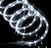 Izzy Creation 18ft Cool White Flexible LED Rope Lights Kit, Full Viewing Angle, 120V, Connectable, Outdoor Lighting, 3/8
