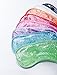 Cooling Eye Mask Reusable Gel Eye Mask for Puffy Eyes,Ice Eye Mask Cold Eye Mask Frozen with Plush Backing for Headache,Migrain,Stress Relief-Color Black